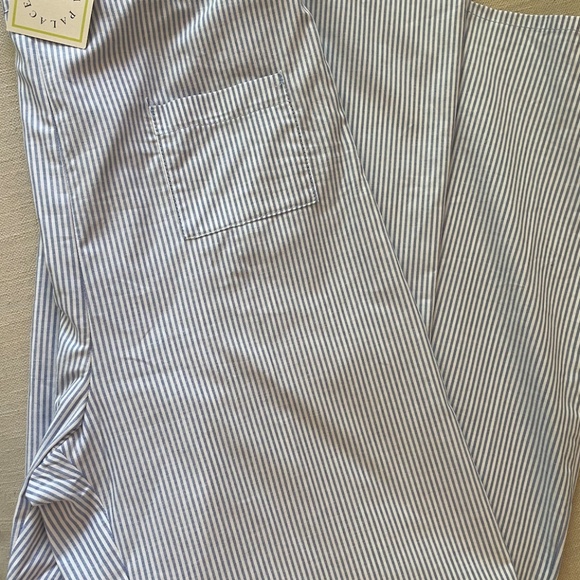 Gingham Palace Flared Pants - blue stripes - Picture 7 of 11